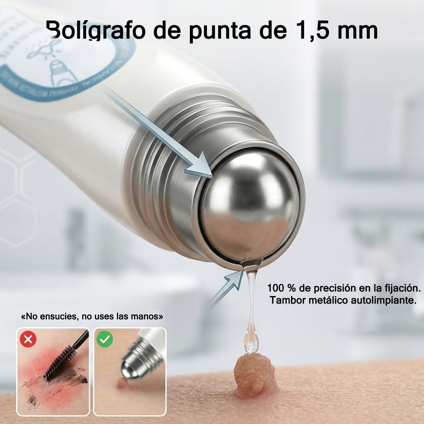 Rolimey® 🌿Borrador de Verrugas y Manchas en 7 Días (𝐀𝐩𝐥𝐢𝐜𝐚𝐝𝐨𝐫 𝐫𝐨𝐥𝐥-𝐨𝐧: 𝐬𝐢𝐧 𝐝𝐨𝐥𝐨𝐫 𝐧𝐢 𝐜𝐢𝐜𝐚𝐭𝐫𝐢𝐜𝐞𝐬)