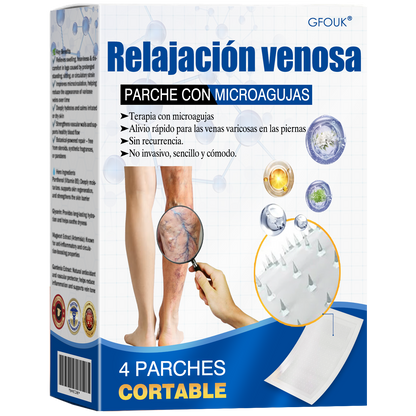 🇪🇸🤍✅Parche de microagujas GFOUK® VeinEase para el cuidado de las venas⚡Alivio instantáneo, resultados a largo plazo