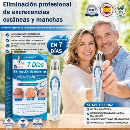 Rolimey® 🌿Borrador de Verrugas y Manchas en 7 Días (𝐀𝐩𝐥𝐢𝐜𝐚𝐝𝐨𝐫 𝐫𝐨𝐥𝐥-𝐨𝐧: 𝐬𝐢𝐧 𝐝𝐨𝐥𝐨𝐫 𝐧𝐢 𝐜𝐢𝐜𝐚𝐭𝐫𝐢𝐜𝐞𝐬)
