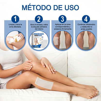 🇪🇸🤍✅Parche de microagujas GFOUK® VeinEase para el cuidado de las venas⚡Alivio instantáneo, resultados a largo plazo