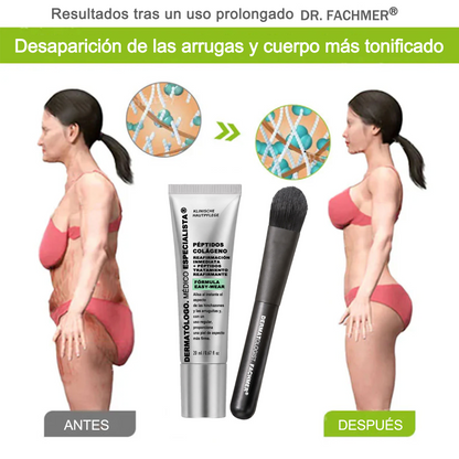 🎁 Dr. Fachmer® 👩‍⚕️ Péptidos y colágeno con efecto tensor inmediato: ayuda a reducir la apariencia de bolsas y líneas de expresión, dejando la piel con un aspecto más firme y terso. ✨
