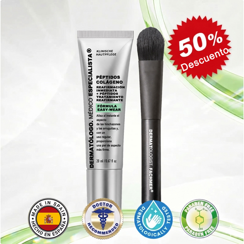 🎁 Dr. Fachmer® 👩‍⚕️ Péptidos y colágeno con efecto tensor inmediato: ayuda a reducir la apariencia de bolsas y líneas de expresión, dejando la piel con un aspecto más firme y terso. ✨
