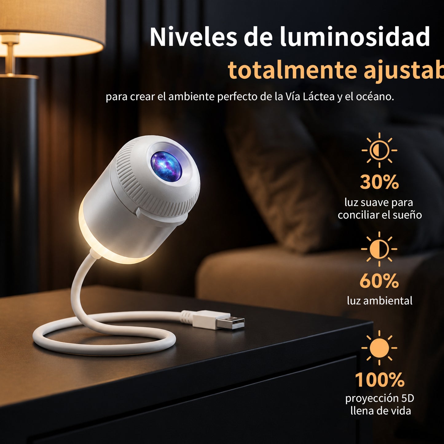 📽️Proyección inteligente de nueva generación BVJ®📽️ Proyector de luz nocturna holográfica 5D dinámica e inteligente en HD