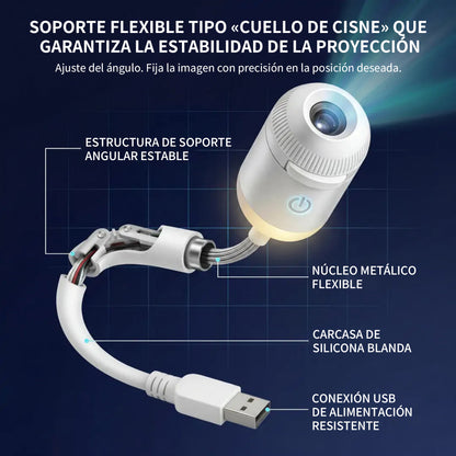📽️Proyección inteligente de nueva generación BVJ®📽️ Proyector de luz nocturna holográfica 5D dinámica e inteligente en HD