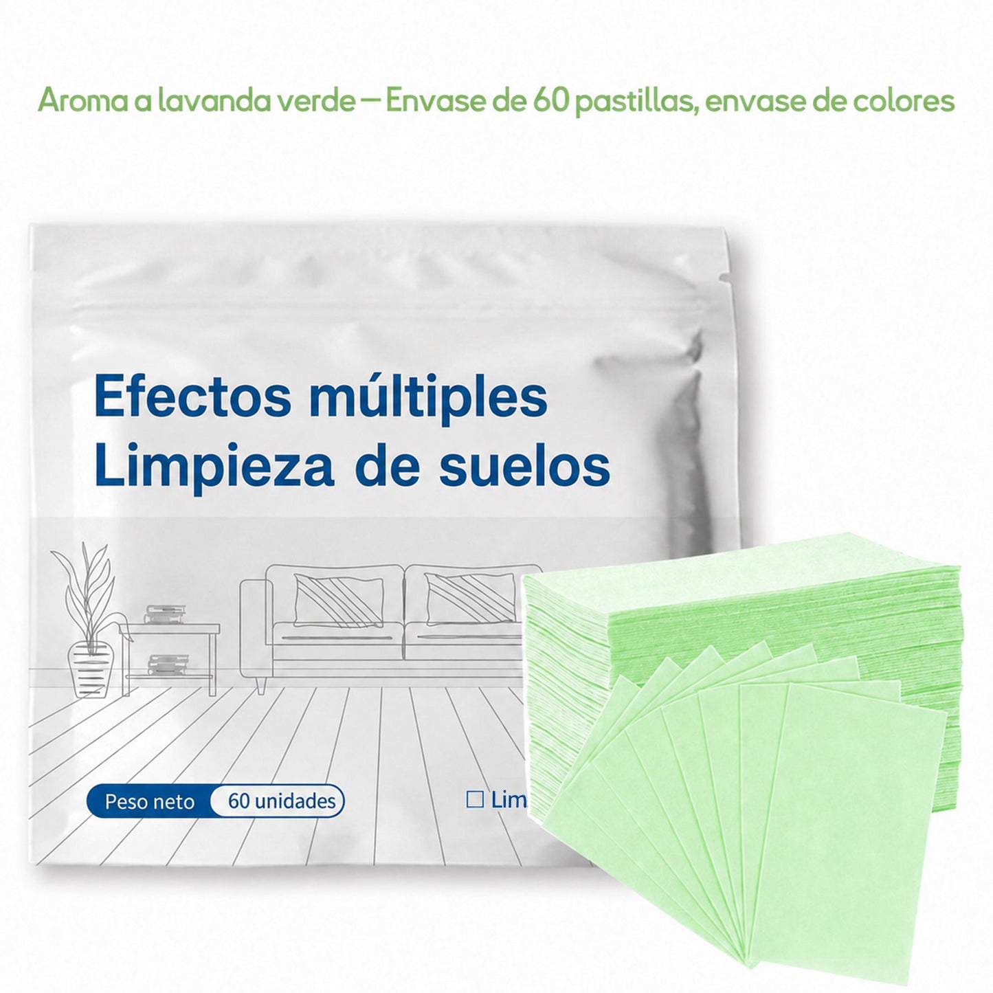 🧹 ¡50% DE DESCUENTO AHORA!✨  Hojas de limpieza para pisos multi-efecto – Potente eliminación de manchas y aroma fresco 🌿