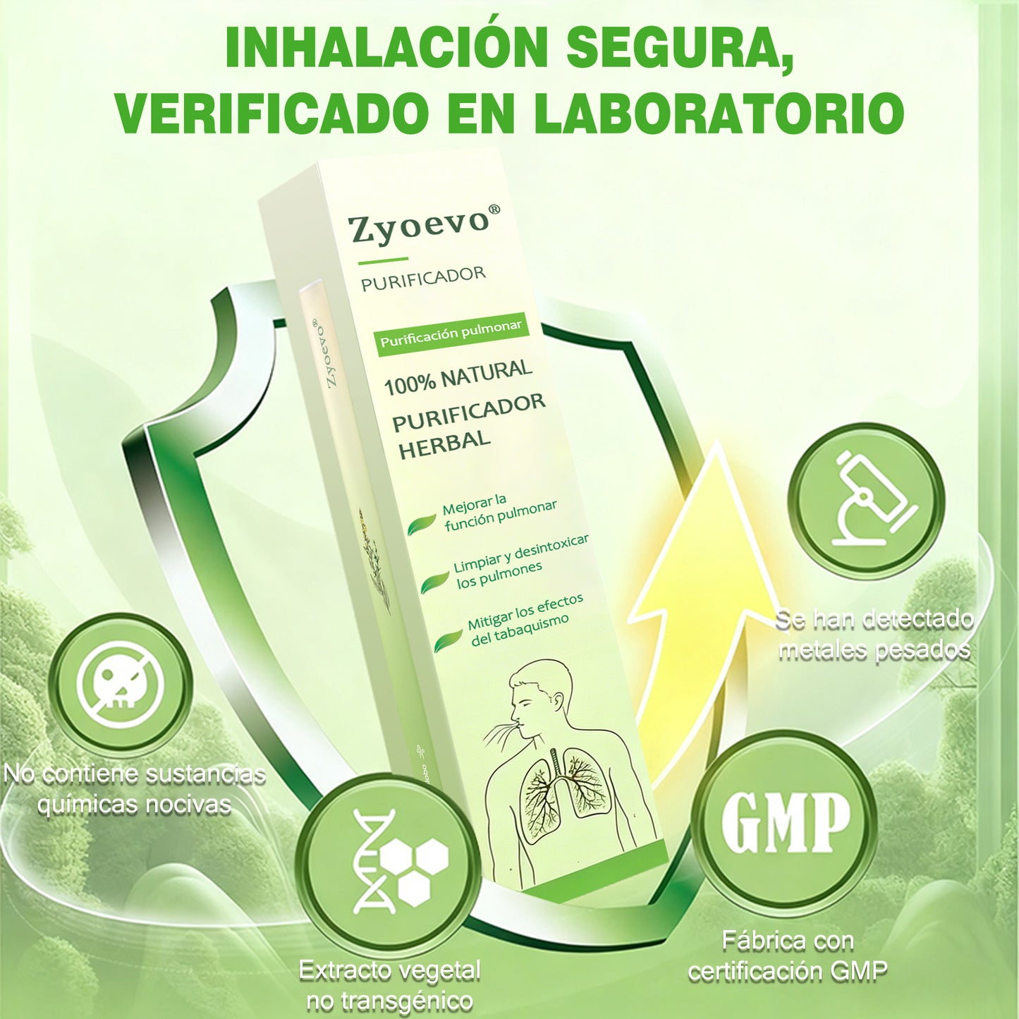 🤍De propiedad y gestión directa ✅ Zyoevo® Mullein Lung Cleanse Diffuser (🫁 tos, faringitis, dificultad para respirar, flema, congestión nasal, bronquitis, síntomas de alergia y molestias pulmonares) 10 🌿