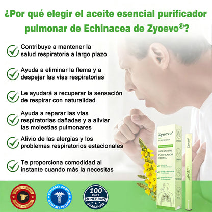 🤍De propiedad y gestión directa ✅ Zyoevo® Mullein Lung Cleanse Diffuser (🫁 tos, faringitis, dificultad para respirar, flema, congestión nasal, bronquitis, síntomas de alergia y molestias pulmonares) 10 🌿