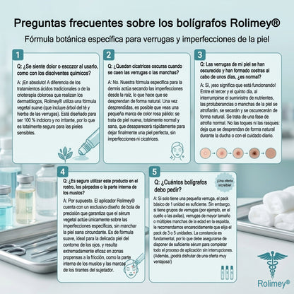Rolimey® 🌿Borrador de Verrugas y Manchas en 7 Días (𝐀𝐩𝐥𝐢𝐜𝐚𝐝𝐨𝐫 𝐫𝐨𝐥𝐥-𝐨𝐧: 𝐬𝐢𝐧 𝐝𝐨𝐥𝐨𝐫 𝐧𝐢 𝐜𝐢𝐜𝐚𝐭𝐫𝐢𝐜𝐞𝐬)