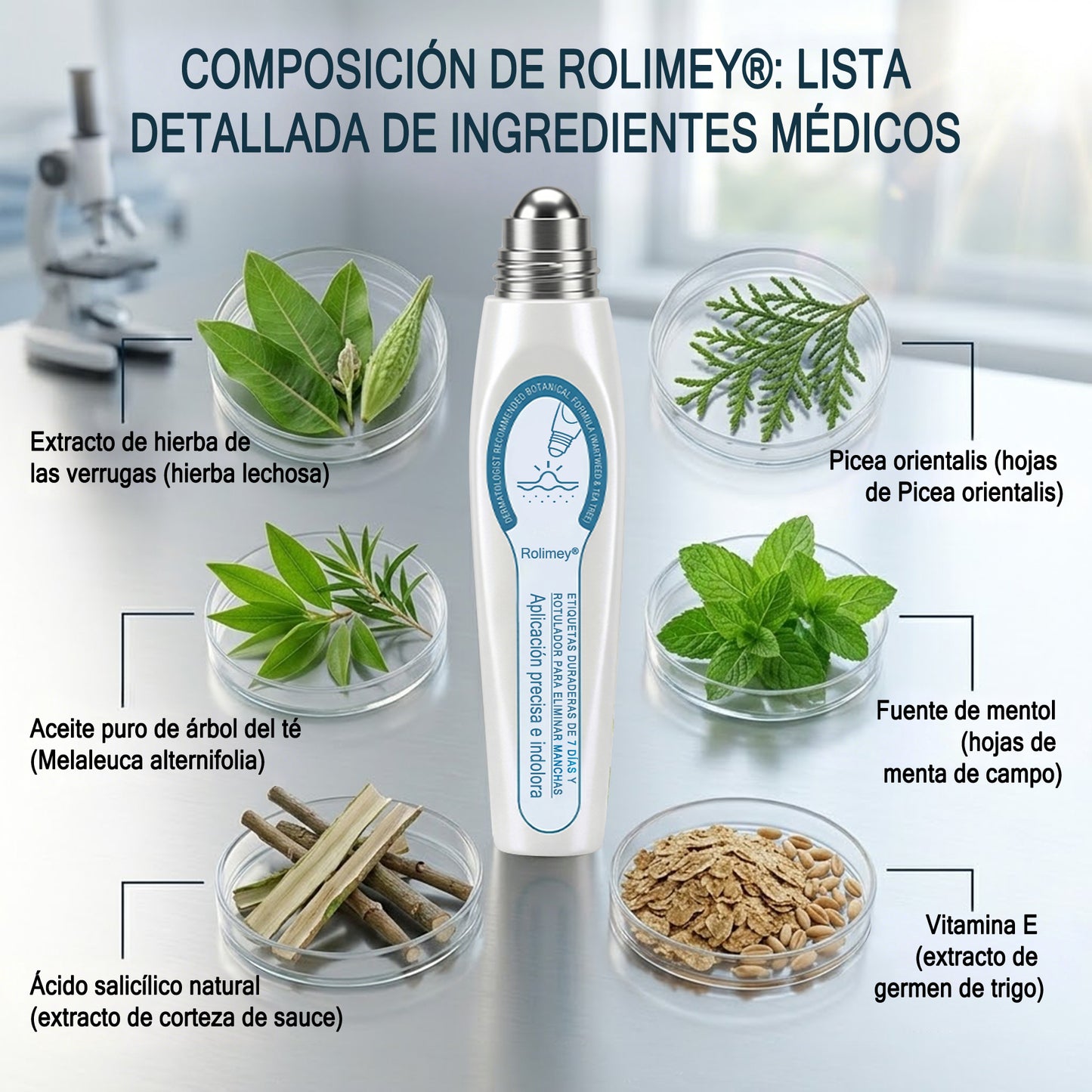 Rolimey® 🌿Borrador de Verrugas y Manchas en 7 Días (𝐀𝐩𝐥𝐢𝐜𝐚𝐝𝐨𝐫 𝐫𝐨𝐥𝐥-𝐨𝐧: 𝐬𝐢𝐧 𝐝𝐨𝐥𝐨𝐫 𝐧𝐢 𝐜𝐢𝐜𝐚𝐭𝐫𝐢𝐜𝐞𝐬)
