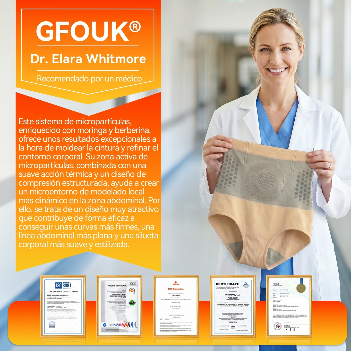 ✅✅🇪🇸Tienda oficial de la marca | 👨‍⚕️GFOUK® 2026 MORINGA Y BERBERINA 4 EN 1 ESCULTURA DE MICRO-PARTÍCULAS Y PANTALONES CORTOS QUEMAGRASAS