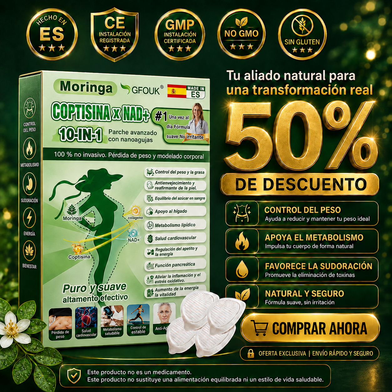 🔥🔥Disfruta de un 50% DE DESCUENTO al añadir el segundo producto