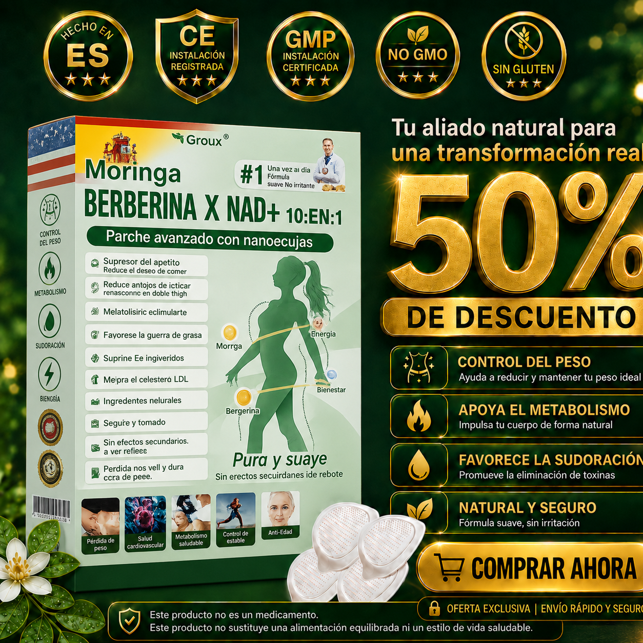 🔥⌛Disfruta de un 50% DE DESCUENTO al añadir el segundo producto